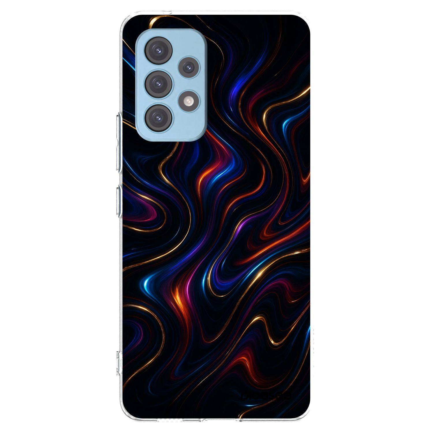 Picasee silikonový průhledný obal pro Samsung Galaxy A53 5G A536 - Noir