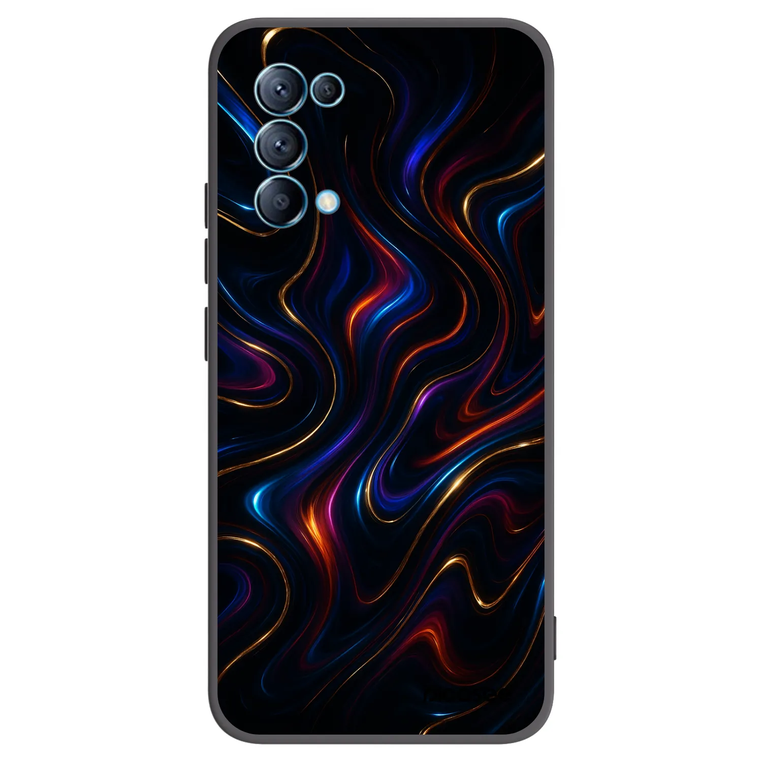 Picasee silikonový černý obal pro OPPO Reno 5 5G - Noir