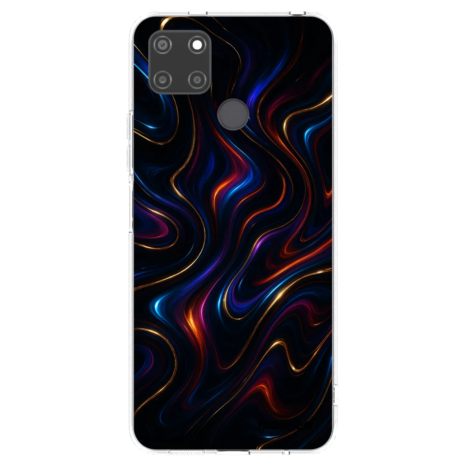 Picasee silikonový průhledný obal pro Realme C21Y - Noir