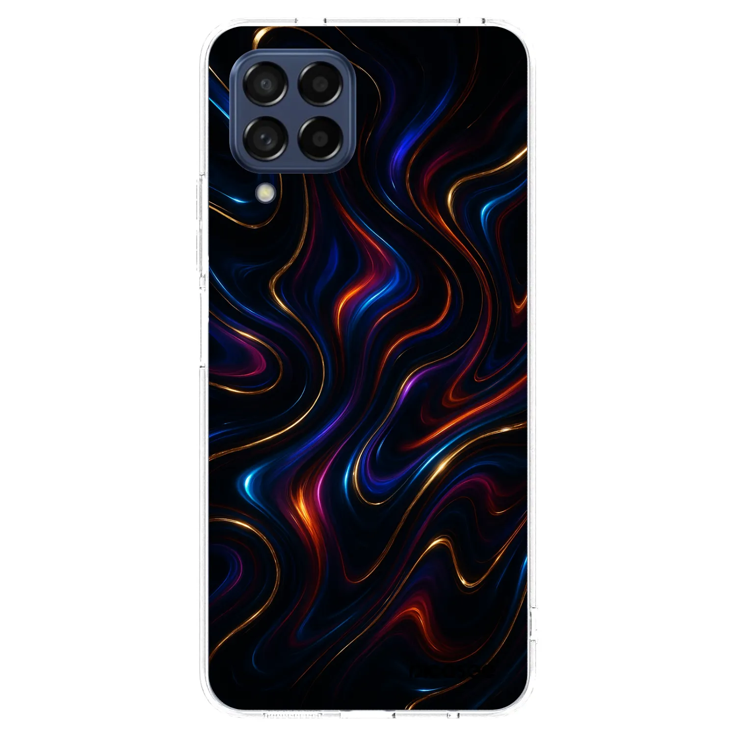 Picasee silikonový průhledný obal pro Samsung Galaxy M53 5G - Noir
