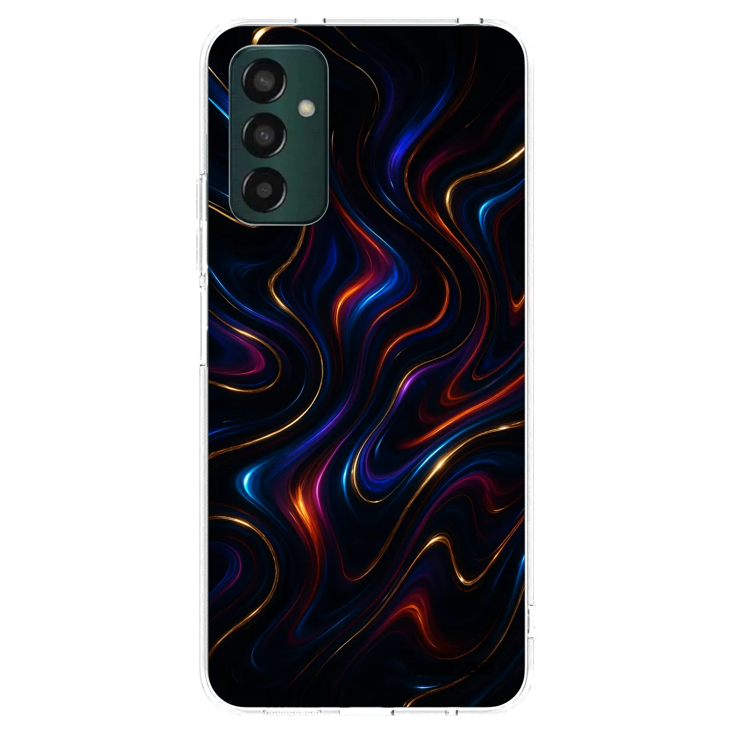 Picasee silikonový průhledný obal pro Samsung Galaxy M13 M135F - Noir