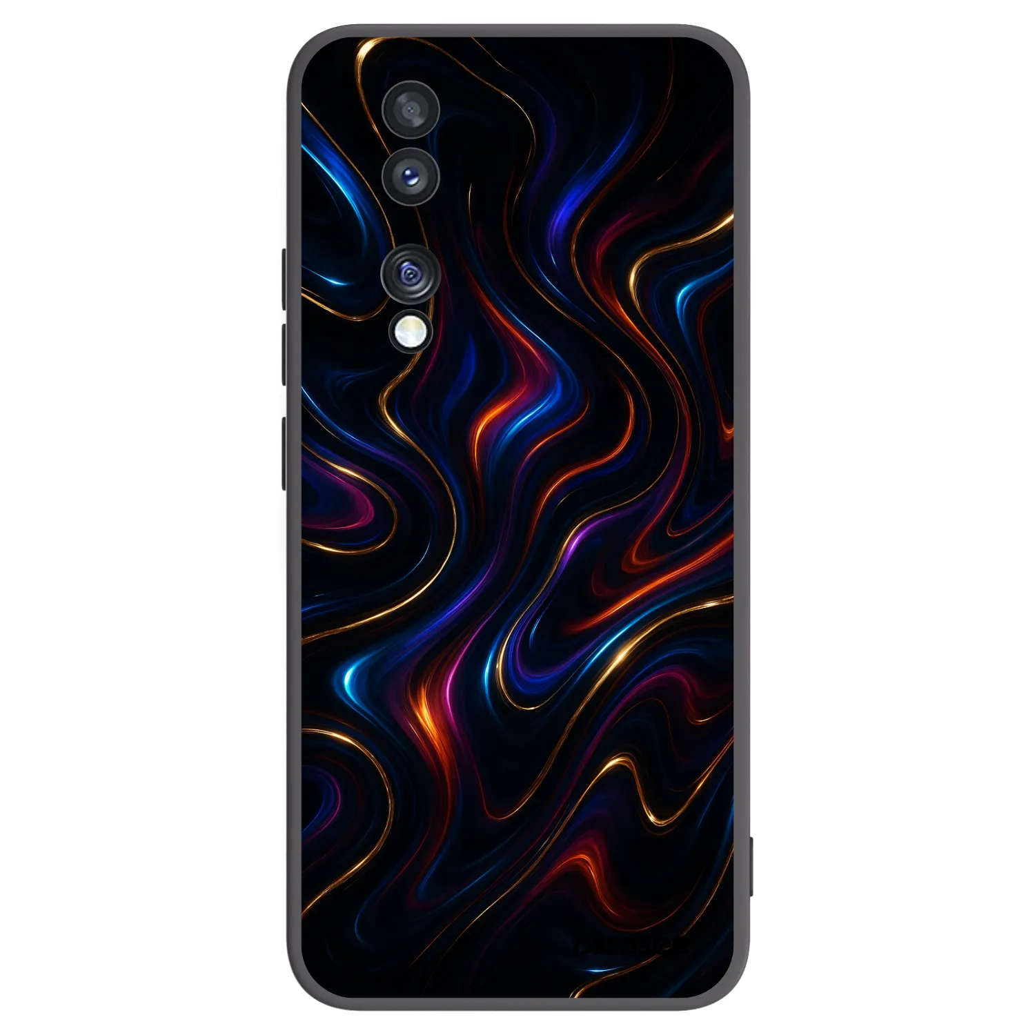 Picasee silikonový černý obal pro Honor 70 - Noir
