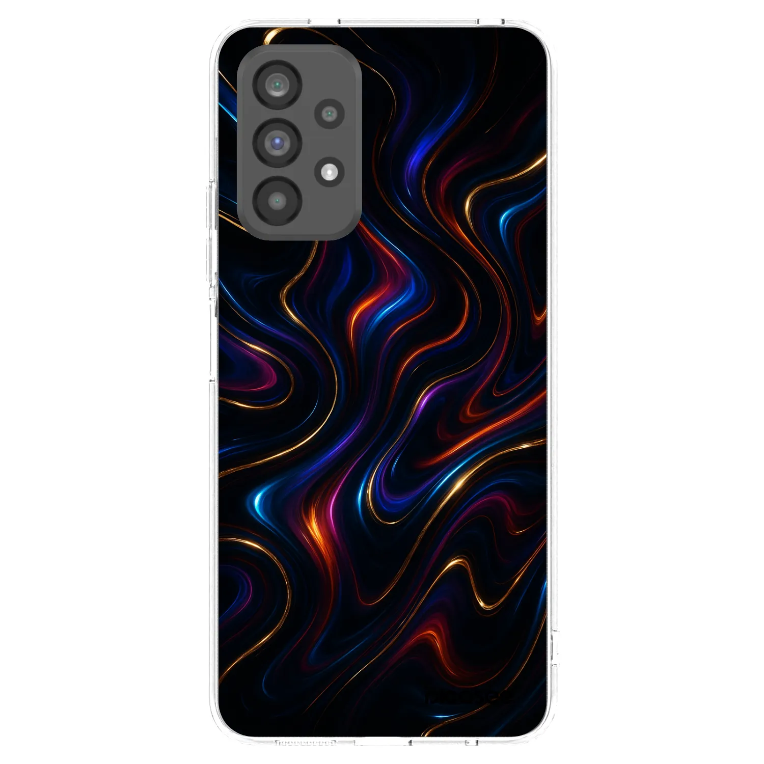 Picasee silikonový průhledný obal pro Samsung Galaxy A73 5G - Noir
