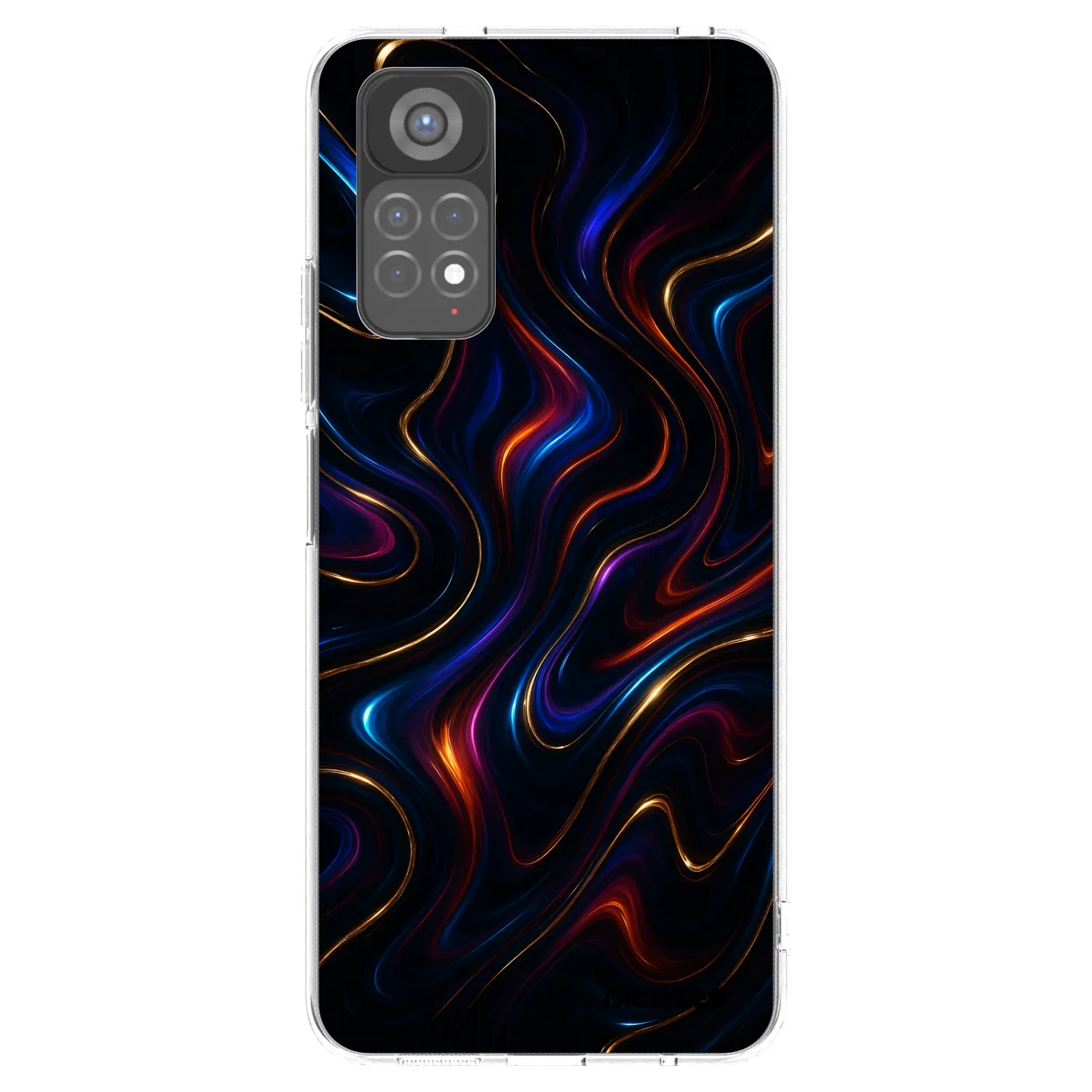 Picasee silikonový průhledný obal pro Xiaomi Redmi Note 11S 5G - Noir