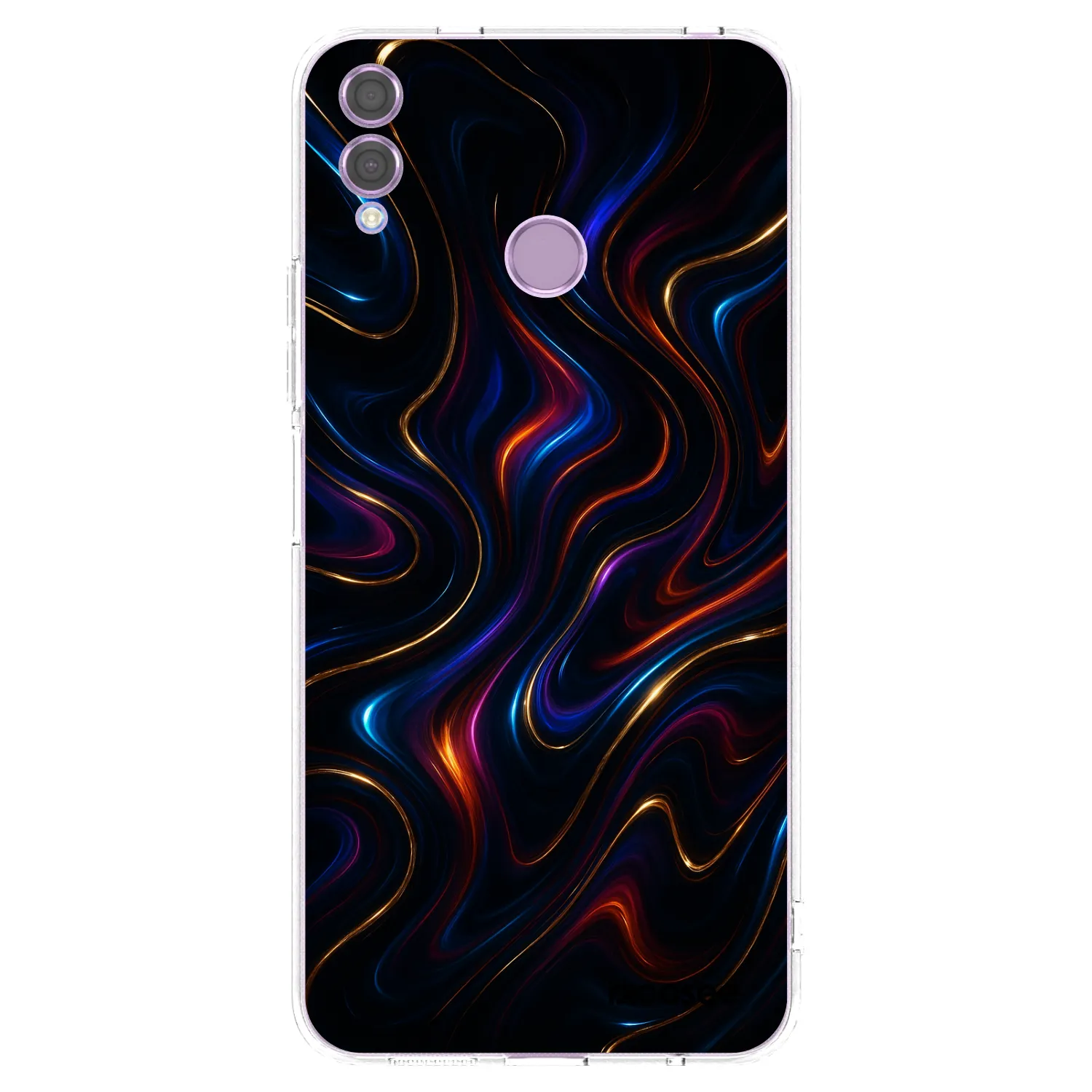 Picasee silikonový průhledný obal pro Honor 8X - Noir