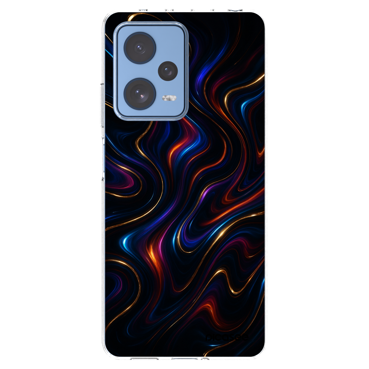 Picasee silikonový průhledný obal pro Xiaomi Redmi Note 12 Pro 5G - Noir