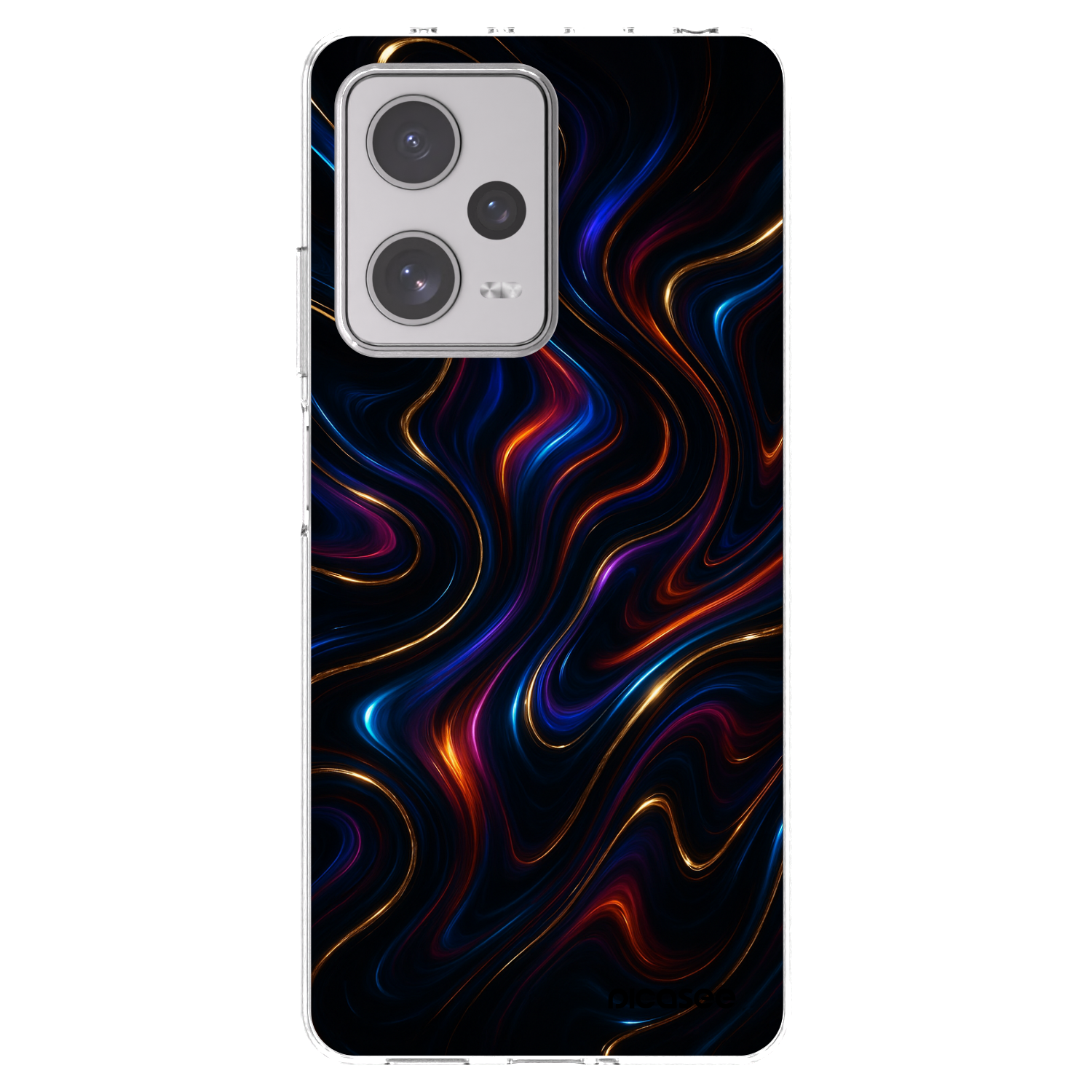 Picasee silikonový průhledný obal pro Xiaomi Redmi Note 12 Pro+ 5G - Noir