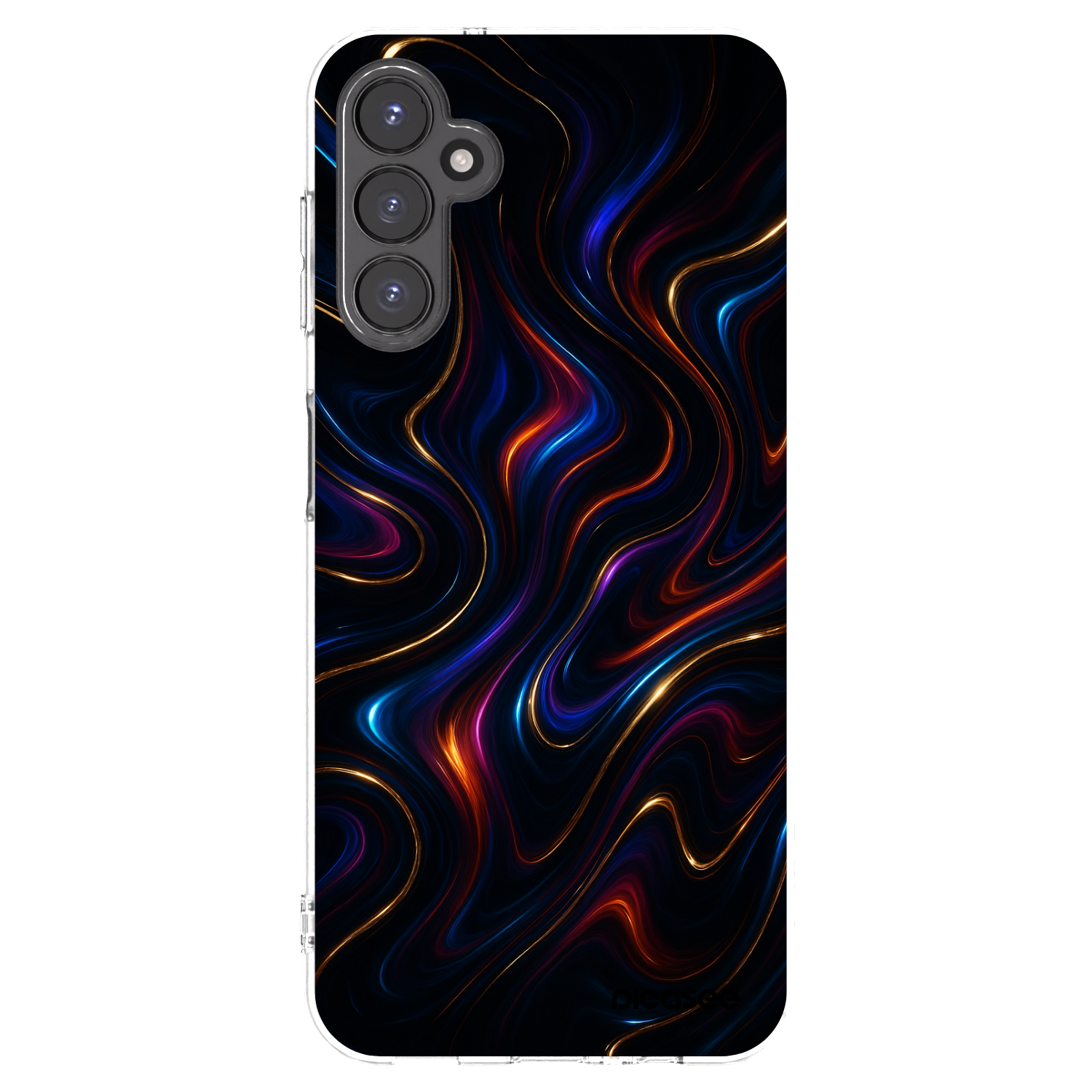 Picasee silikonový průhledný obal pro Samsung Galaxy A14 4G A145R - Noir