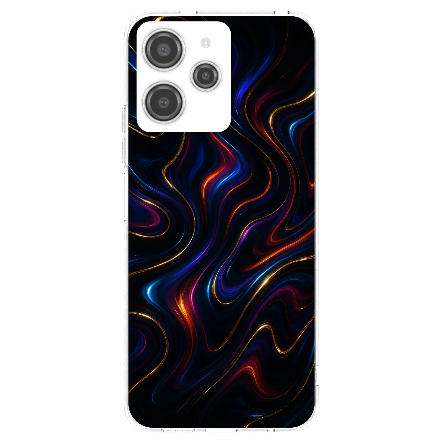 Picasee silikonový průhledný obal pro Xiaomi Redmi 12 4G - Noir