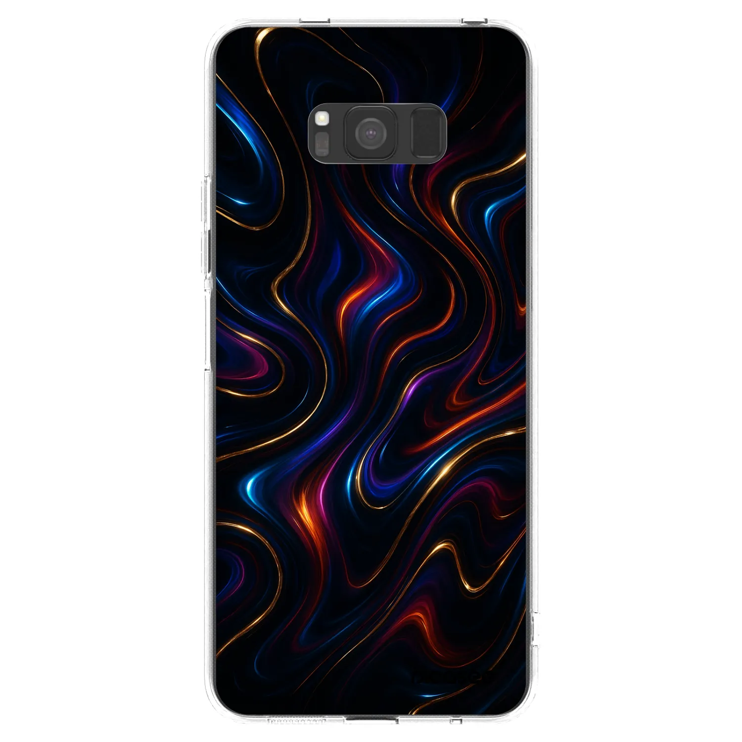 Picasee silikonový průhledný obal pro Samsung Galaxy S8 G950F - Noir