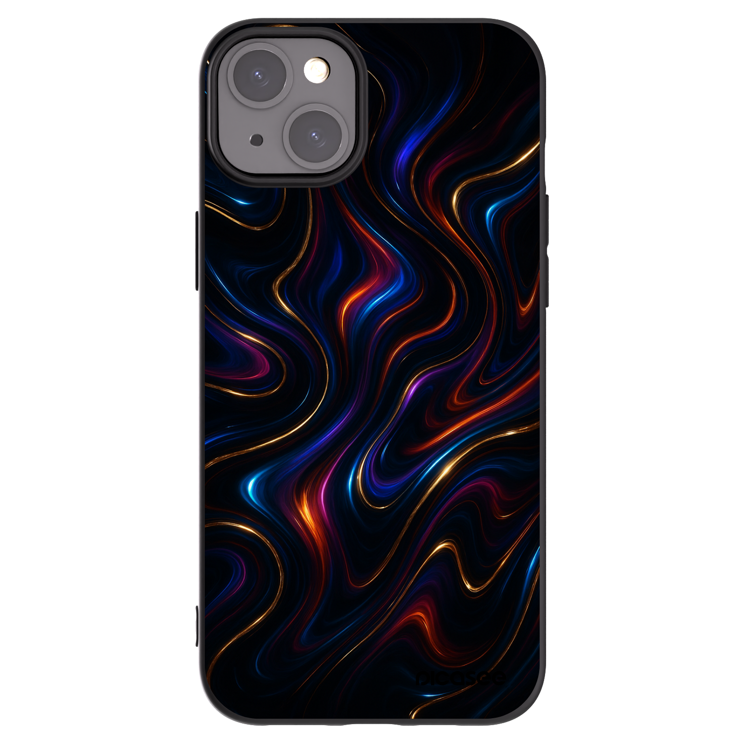 Picasee silikonový černý obal pro Apple iPhone 15 Plus - Noir