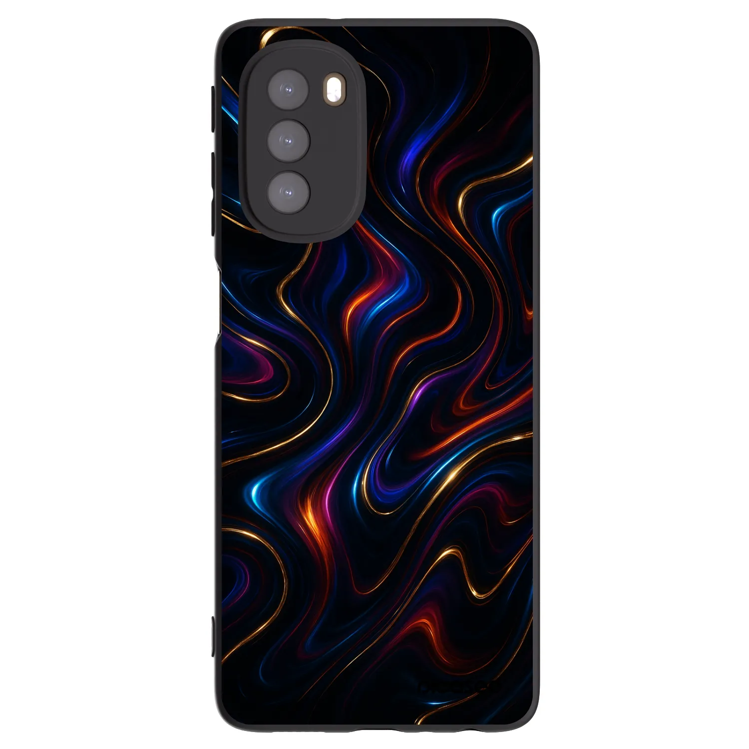 Picasee silikonový černý obal pro Motorola Moto G51 - Noir