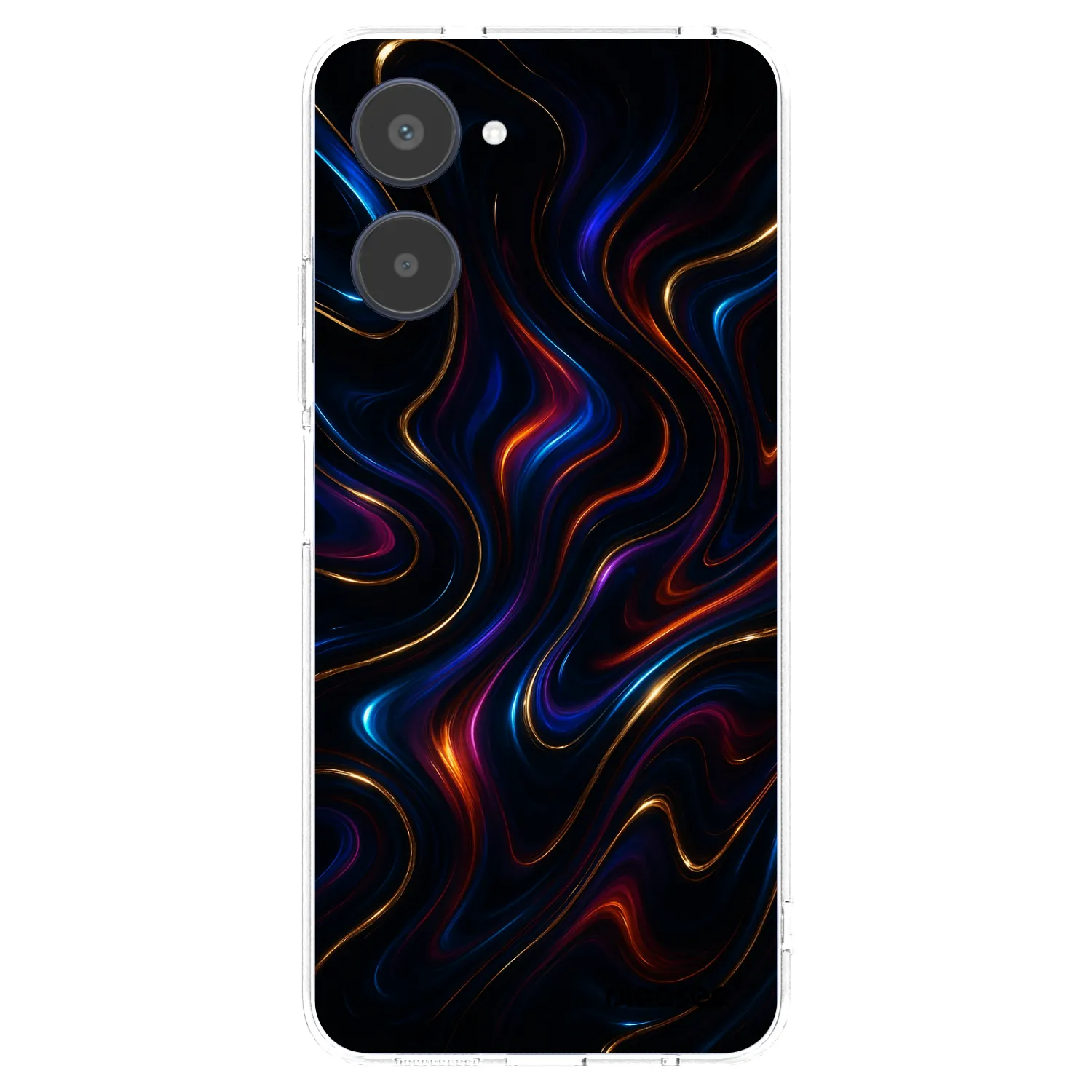 Picasee silikonový průhledný obal pro Realme 10 4G - Noir