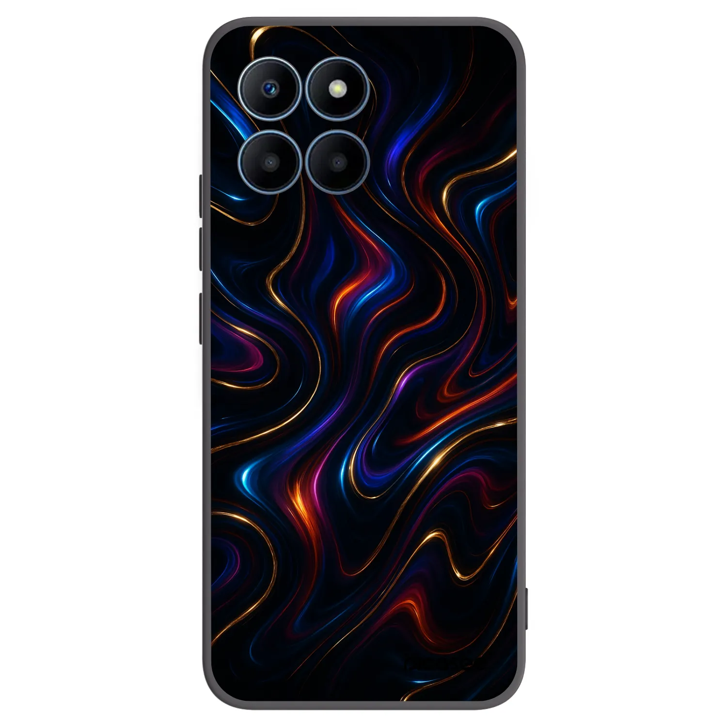 Picasee silikonový černý obal pro Honor 70 Lite - Noir