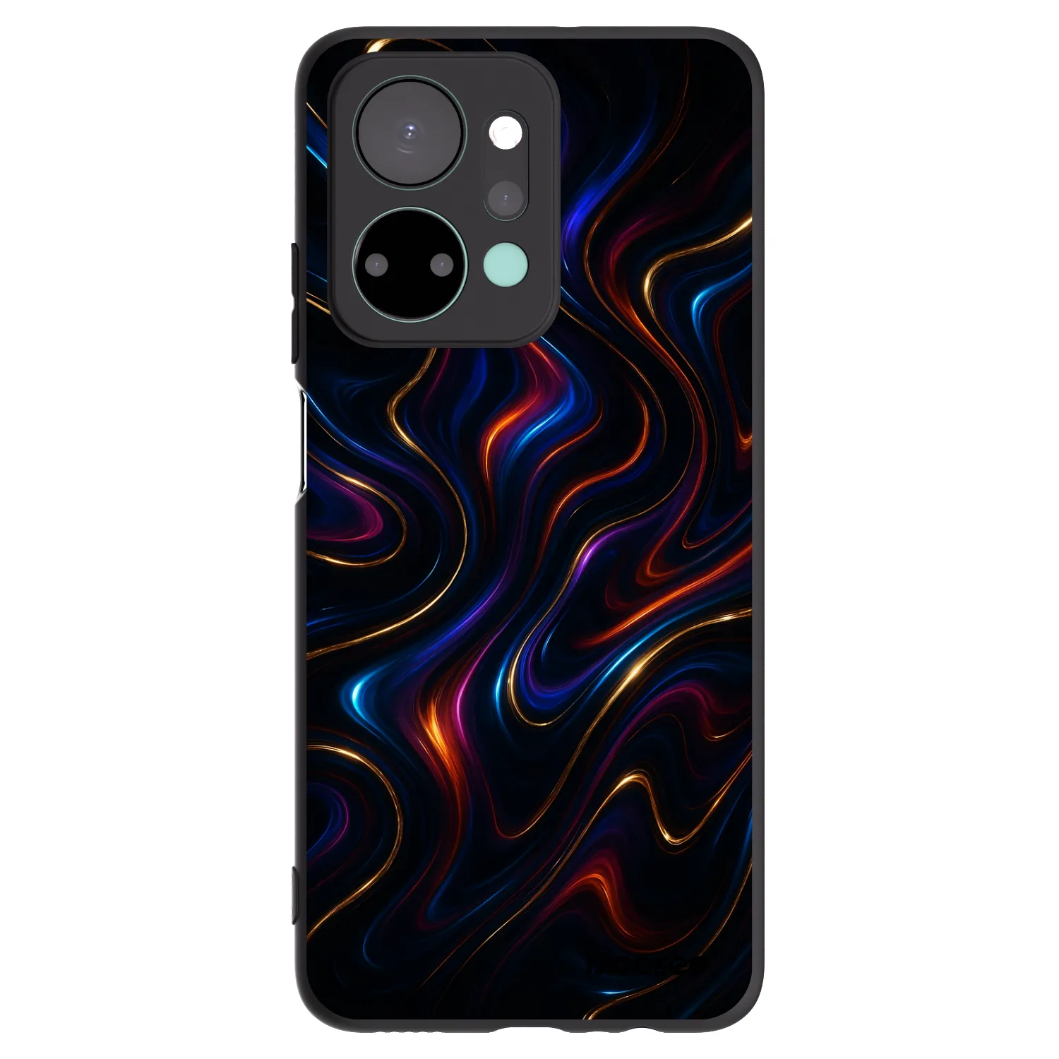 Picasee silikonový černý obal pro Honor X7a - Noir