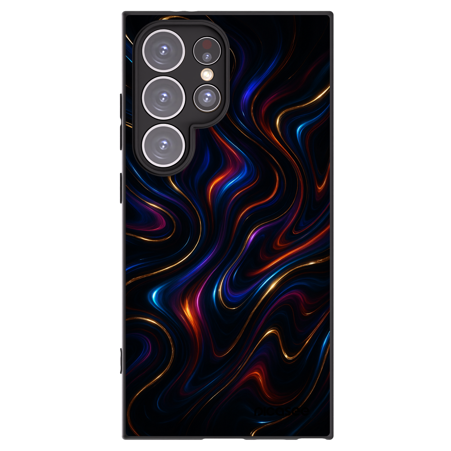 Picasee silikonový černý obal pro Samsung Galaxy S24 Ultra S928B 5G - Noir