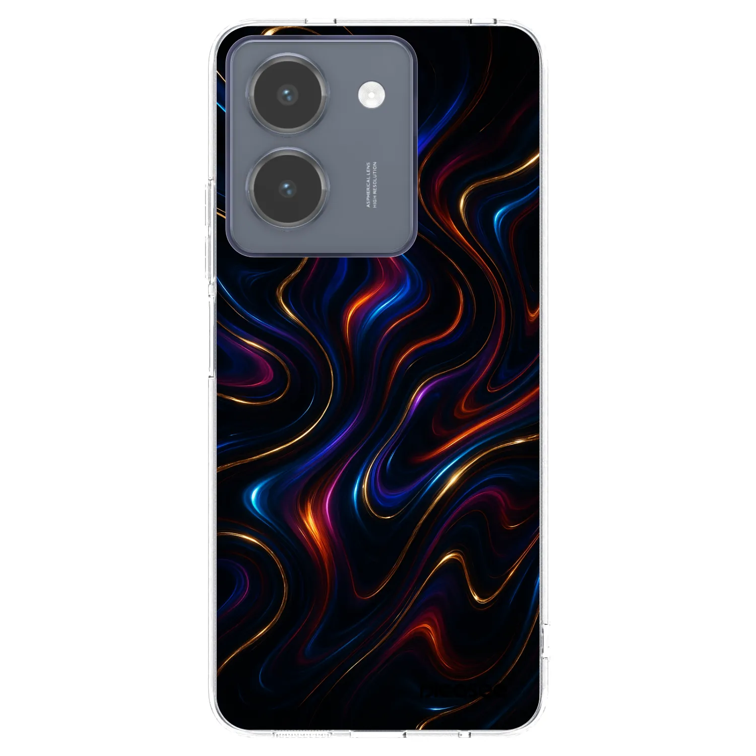Picasee silikonový průhledný obal pro Vivo Y36 4G - Noir
