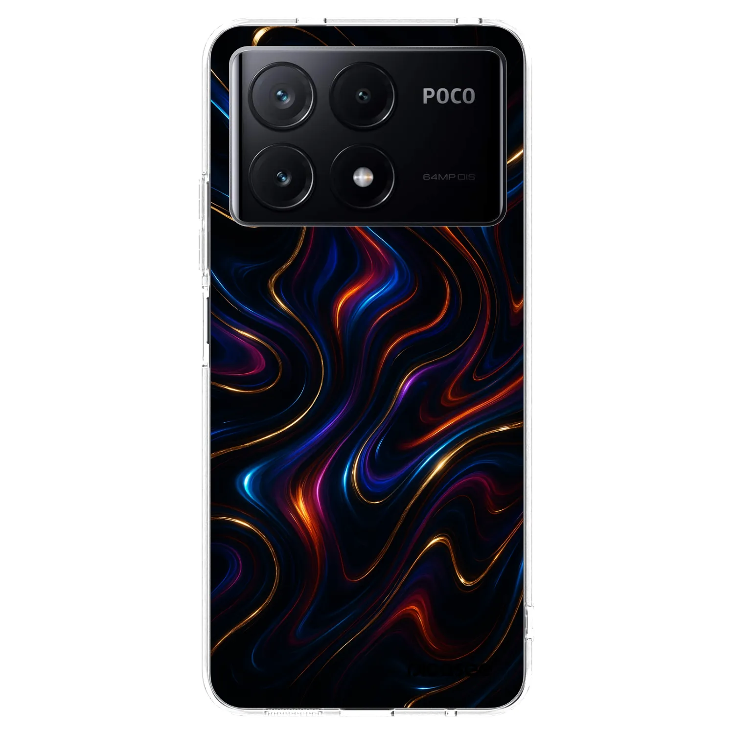 Picasee silikonový průhledný obal pro Xiaomi Poco X6 Pro - Noir