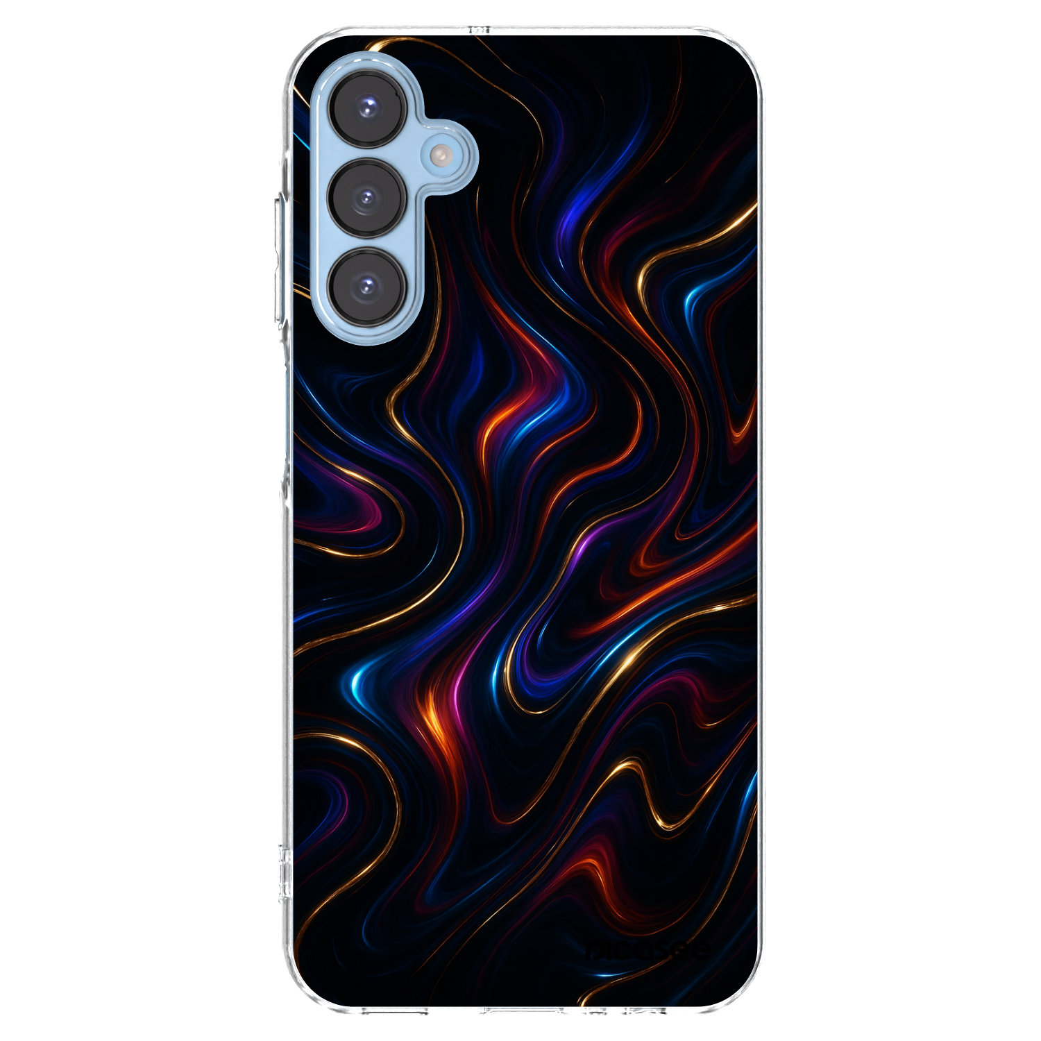 Picasee silikonový průhledný obal pro Samsung Galaxy A15 A156B 5G - Noir