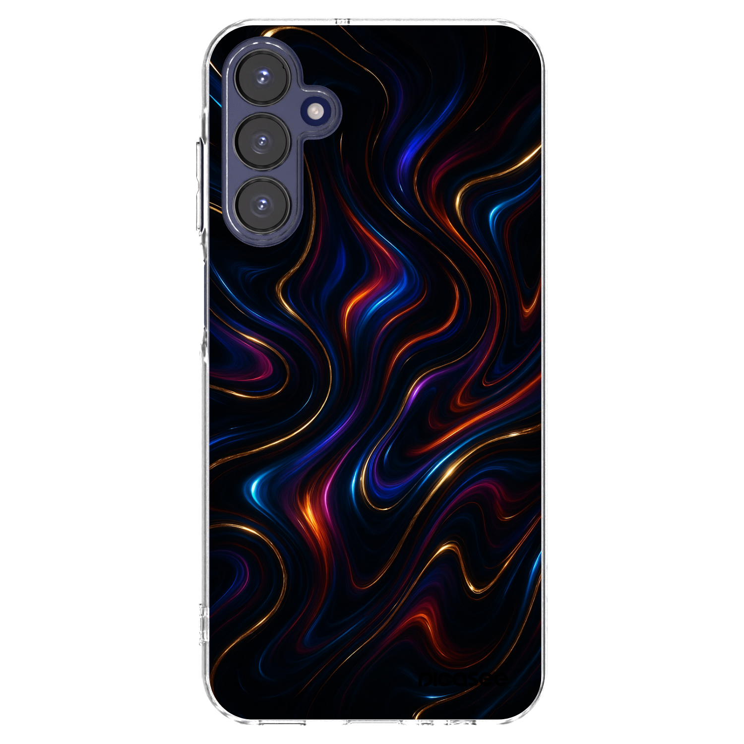 Picasee silikonový průhledný obal pro Samsung Galaxy A15 A155F 4G - Noir