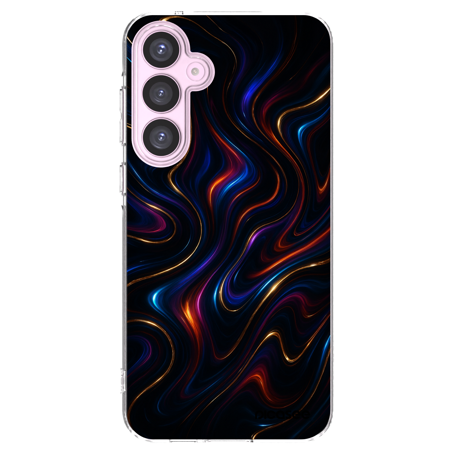 Picasee silikonový průhledný obal pro Samsung Galaxy A55 5G A556B - Noir