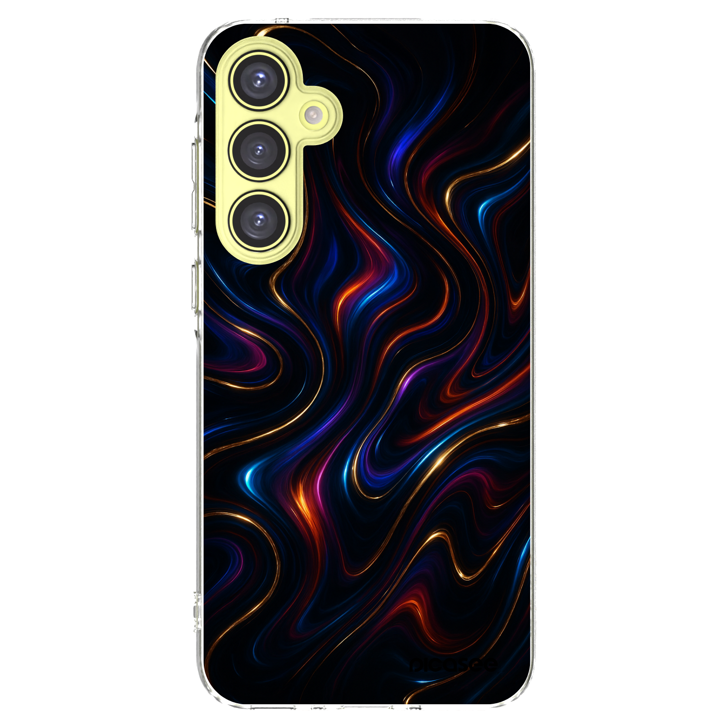 Picasee silikonový průhledný obal pro Samsung Galaxy A35 5G A356B - Noir