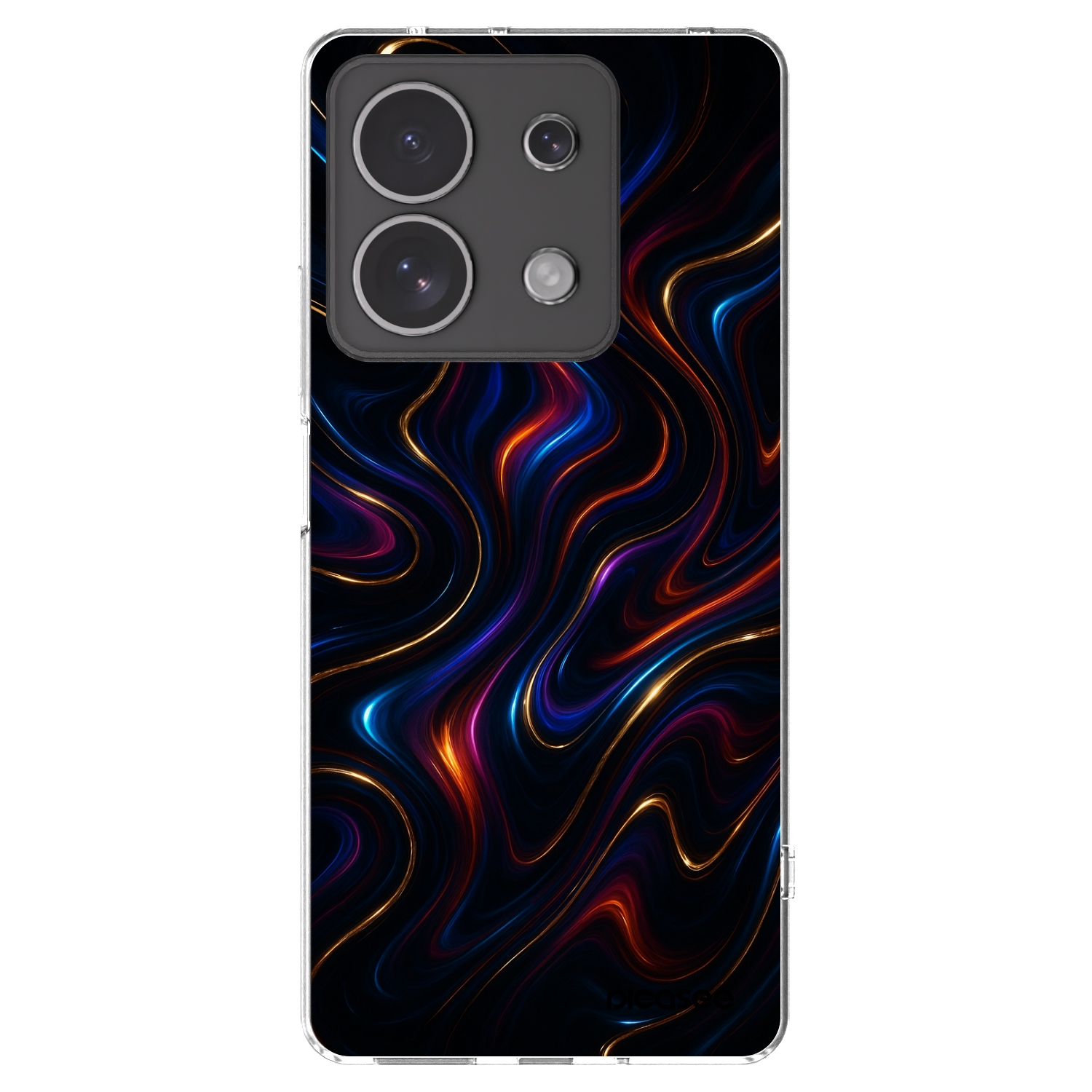 Picasee silikonový průhledný obal pro Xiaomi Redmi Note 13 4G - Noir