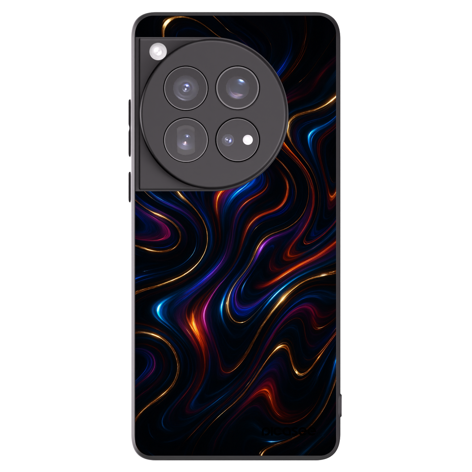Picasee silikonový černý obal pro OnePlus 12 5G - Noir