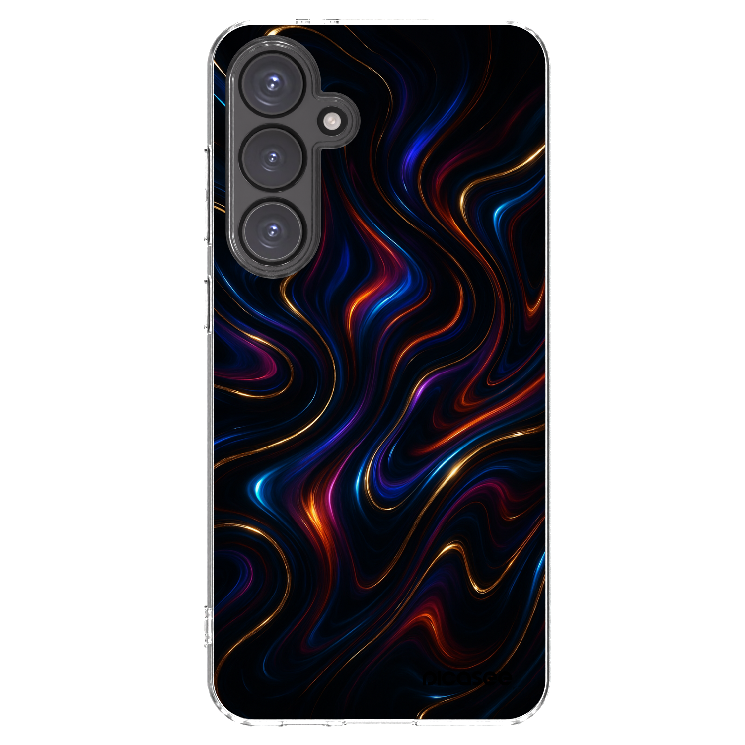 Picasee silikonový průhledný obal pro Samsung Galaxy S24 FE S721B - Noir