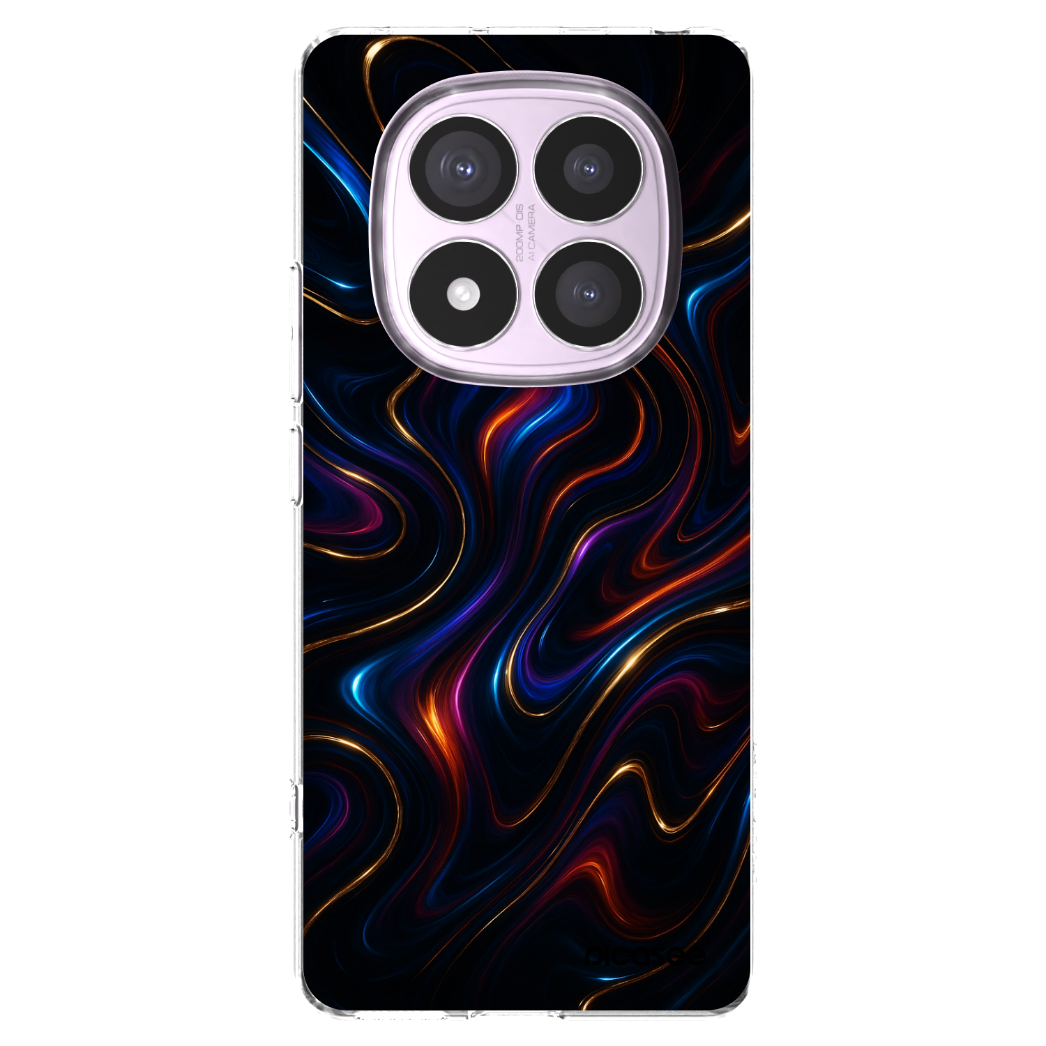Picasee silikonový průhledný obal pro Xiaomi Redmi Note 14 Pro 5G - Noir