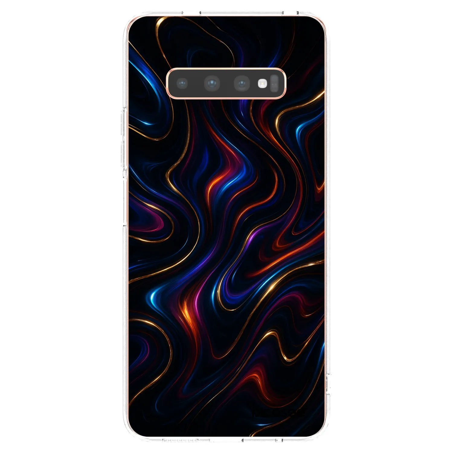 Picasee silikonový průhledný obal pro Samsung Galaxy S10 Plus G975 - Noir