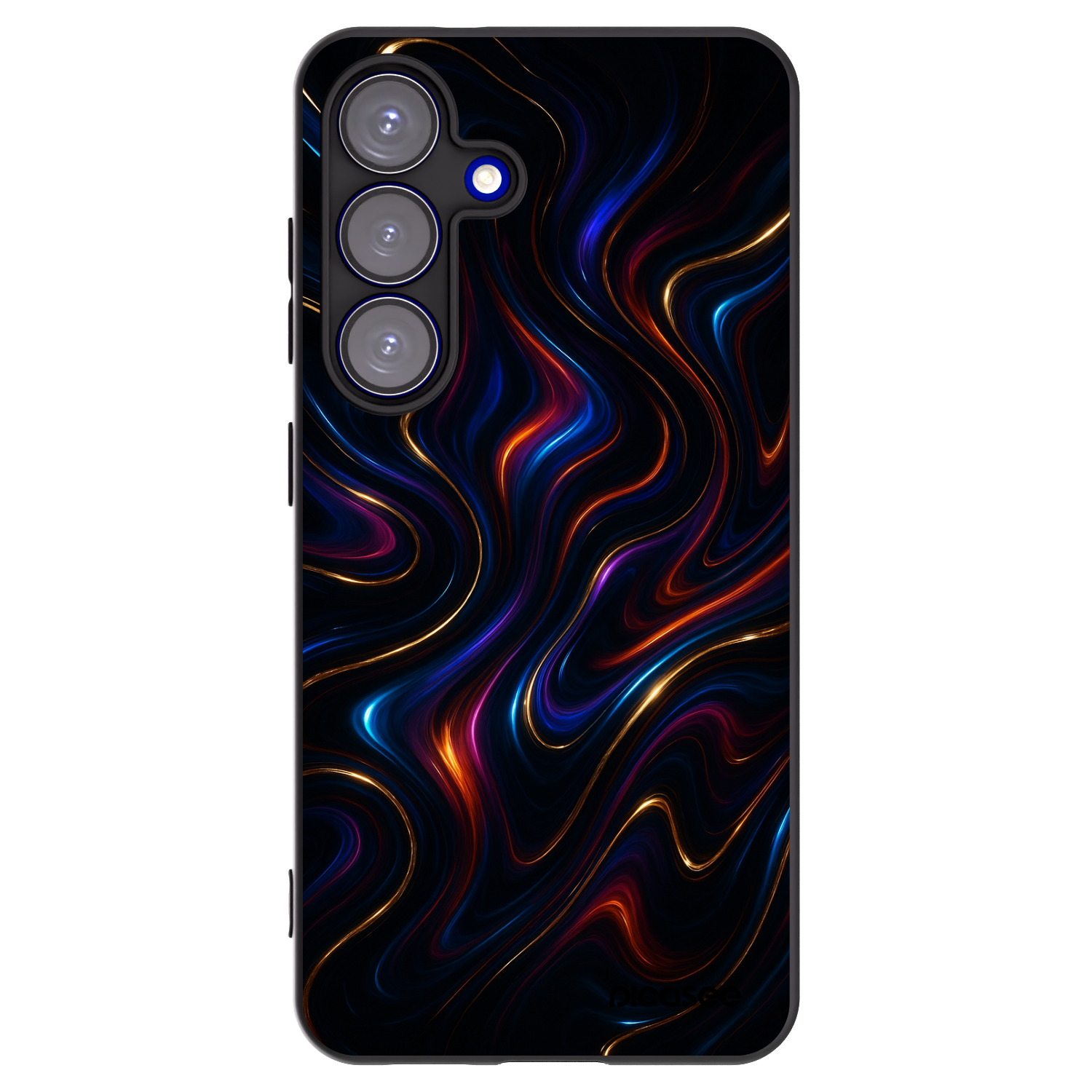 Picasee silikonový černý obal pro Samsung Galaxy S25 5G - Noir