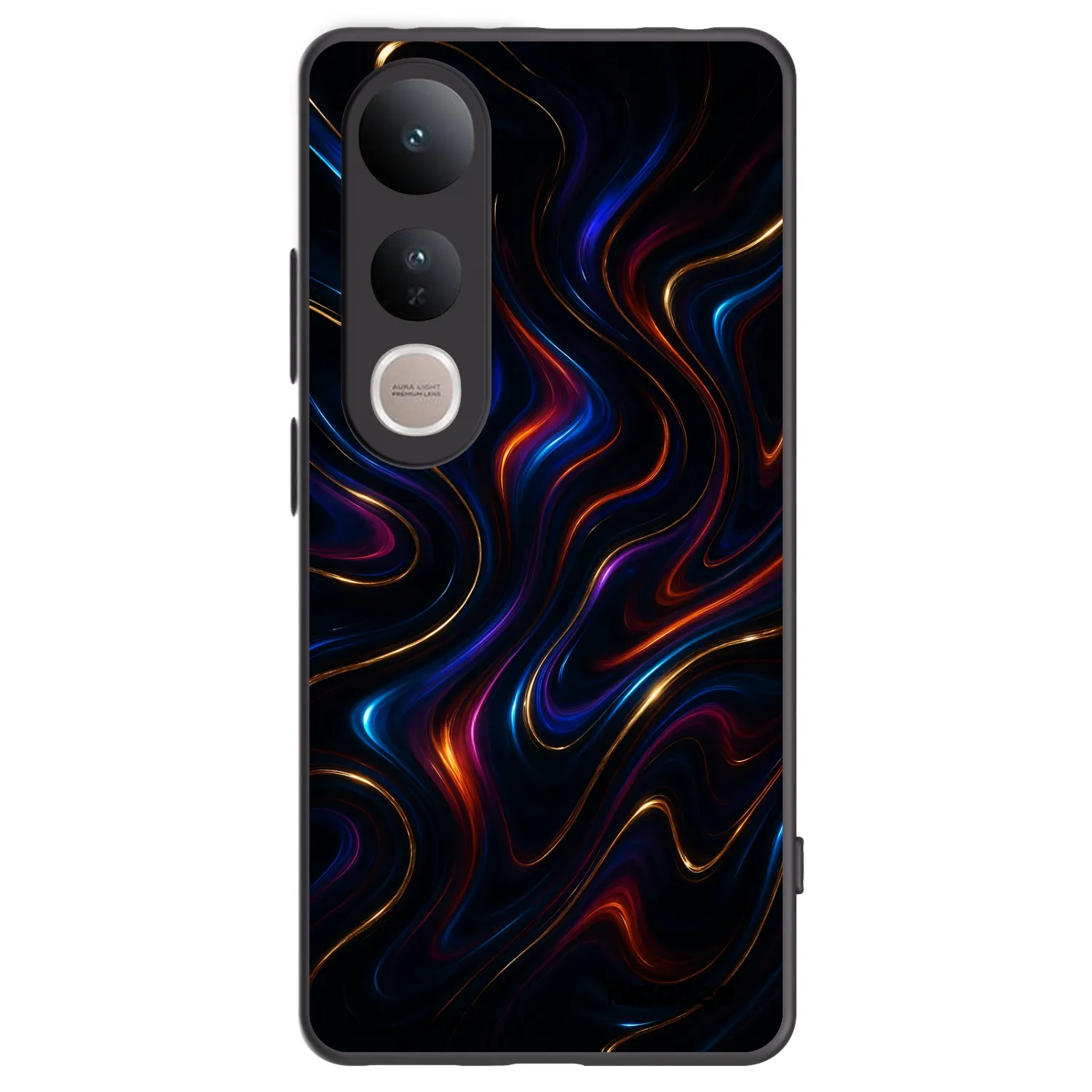 Picasee silikonový černý obal pro Vivo V50 Lite 5G - Noir