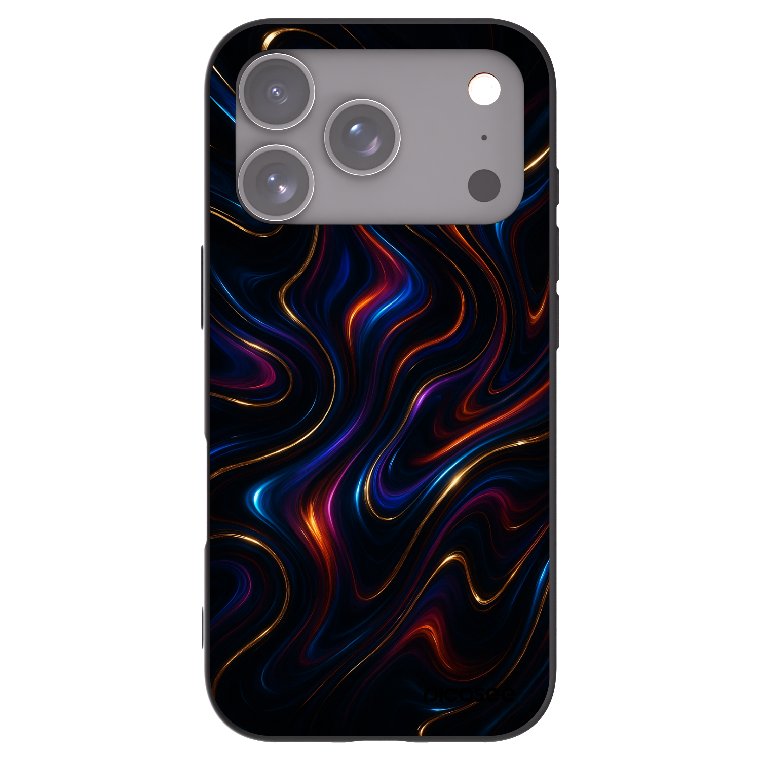 Picasee silikonový černý obal pro Apple iPhone 17 Pro - Noir