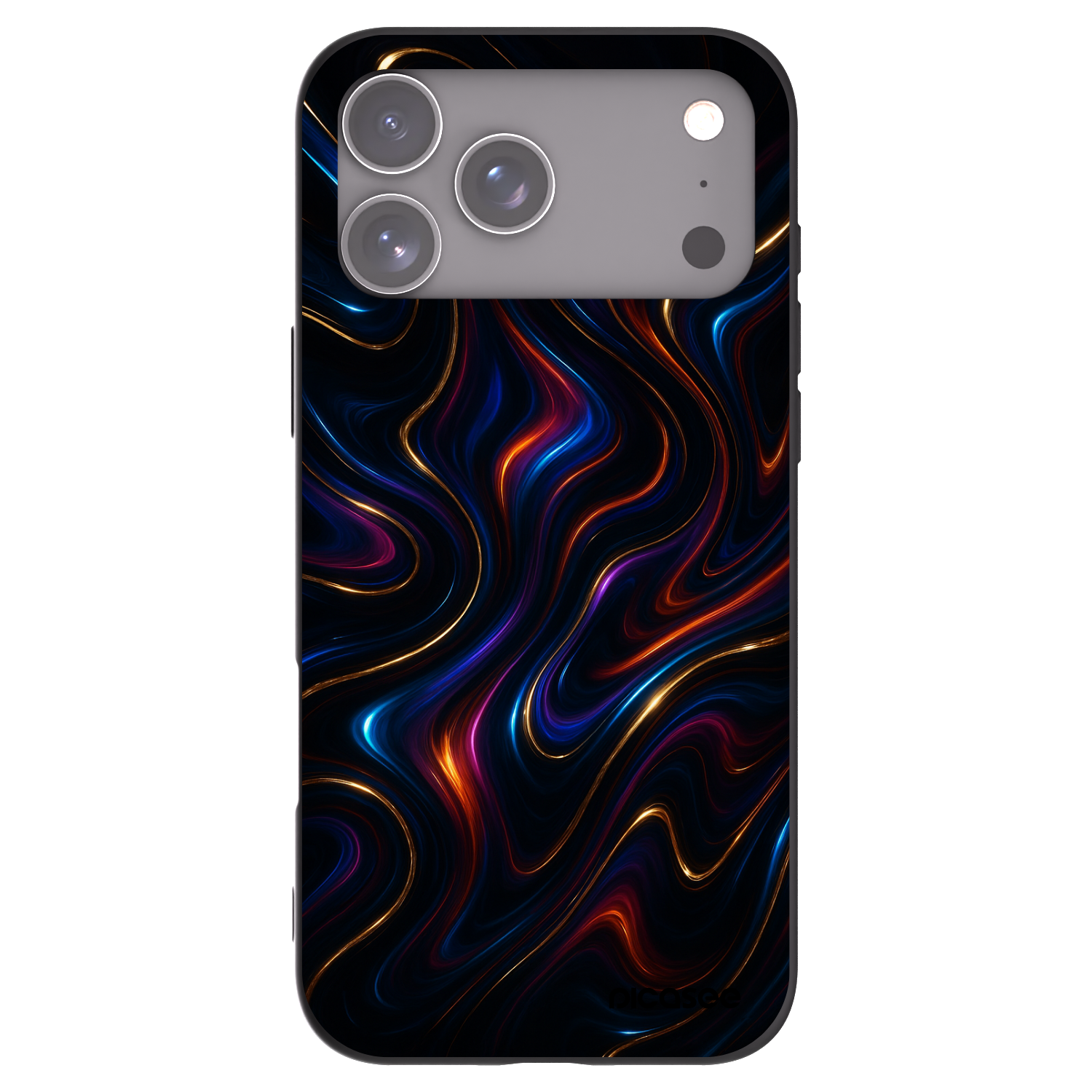 Picasee silikonový černý obal pro Apple iPhone 17 Pro Max - Noir