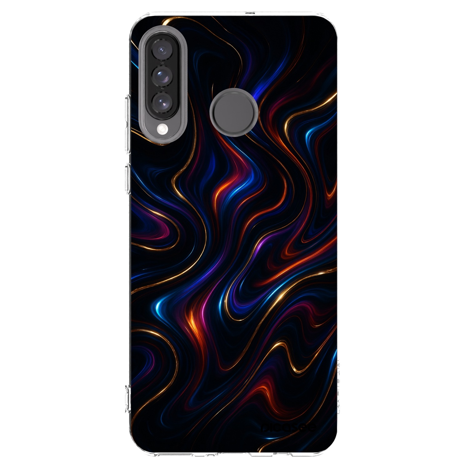 Picasee silikonový průhledný obal pro Huawei P30 Lite - Noir