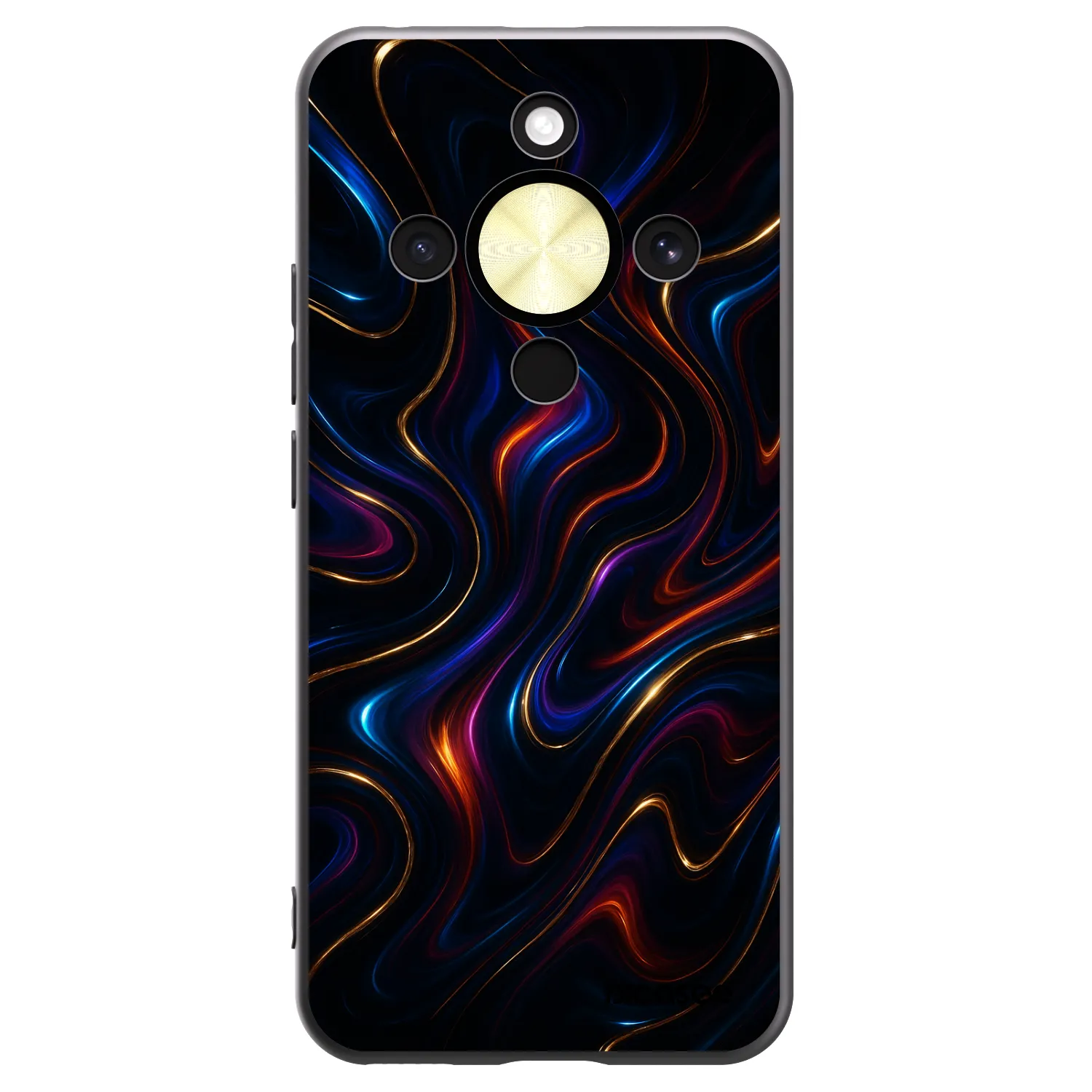 Picasee silikonový černý obal pro Honor Magic8 Lite 5G - Noir