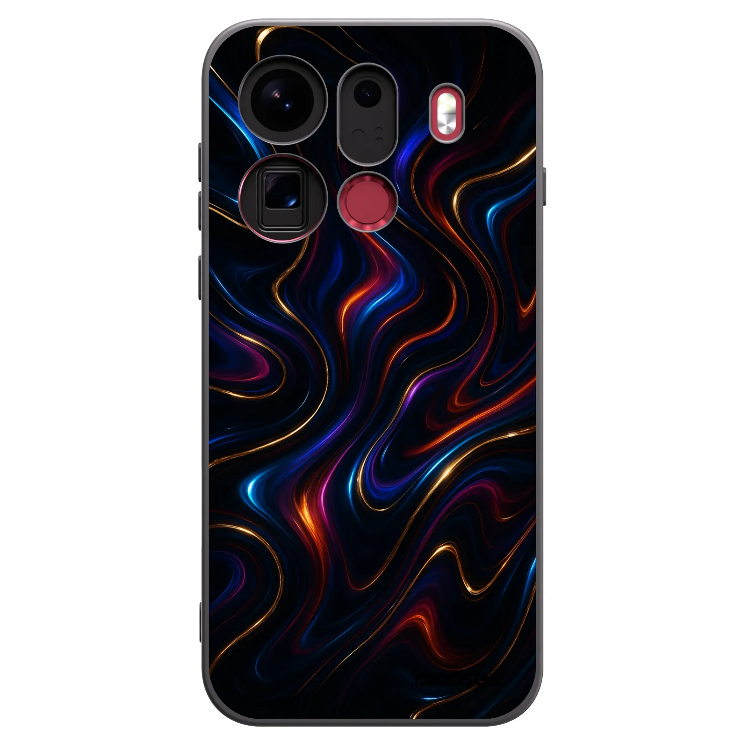 Picasee silikonový černý obal pro OPPO Find X9 Pro - Noir