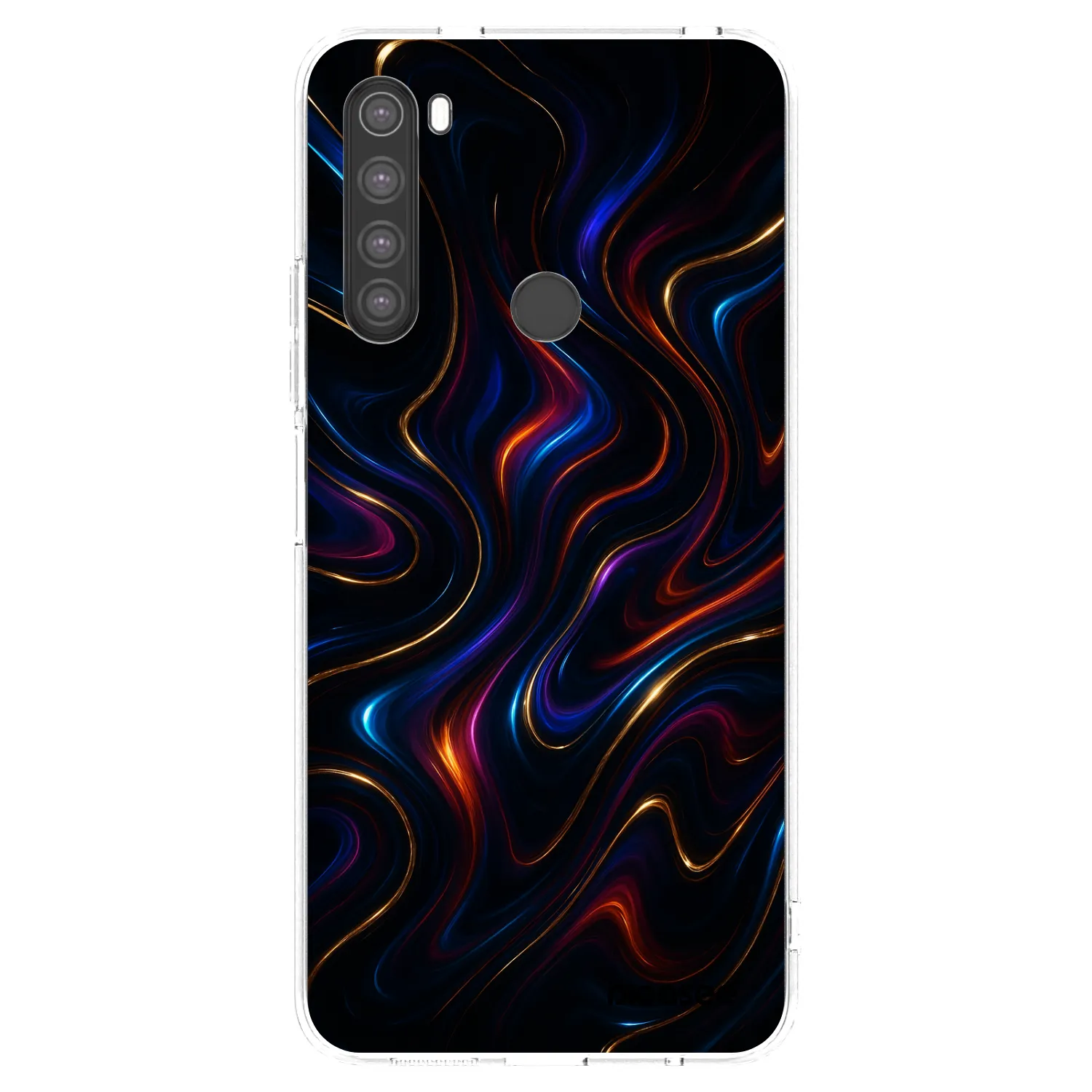 Picasee silikonový průhledný obal pro Xiaomi Redmi Note 8 - Noir