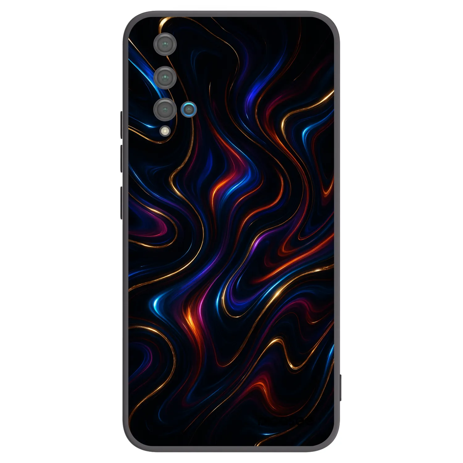 Picasee silikonový černý obal pro Huawei Nova 5T - Noir