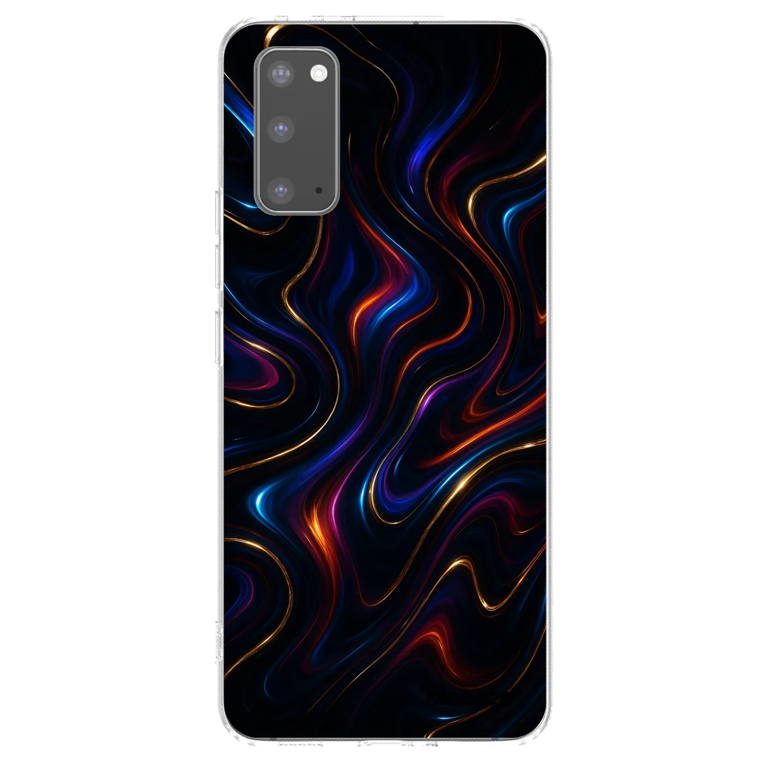 Picasee silikonový průhledný obal pro Samsung Galaxy S20 G980F - Noir
