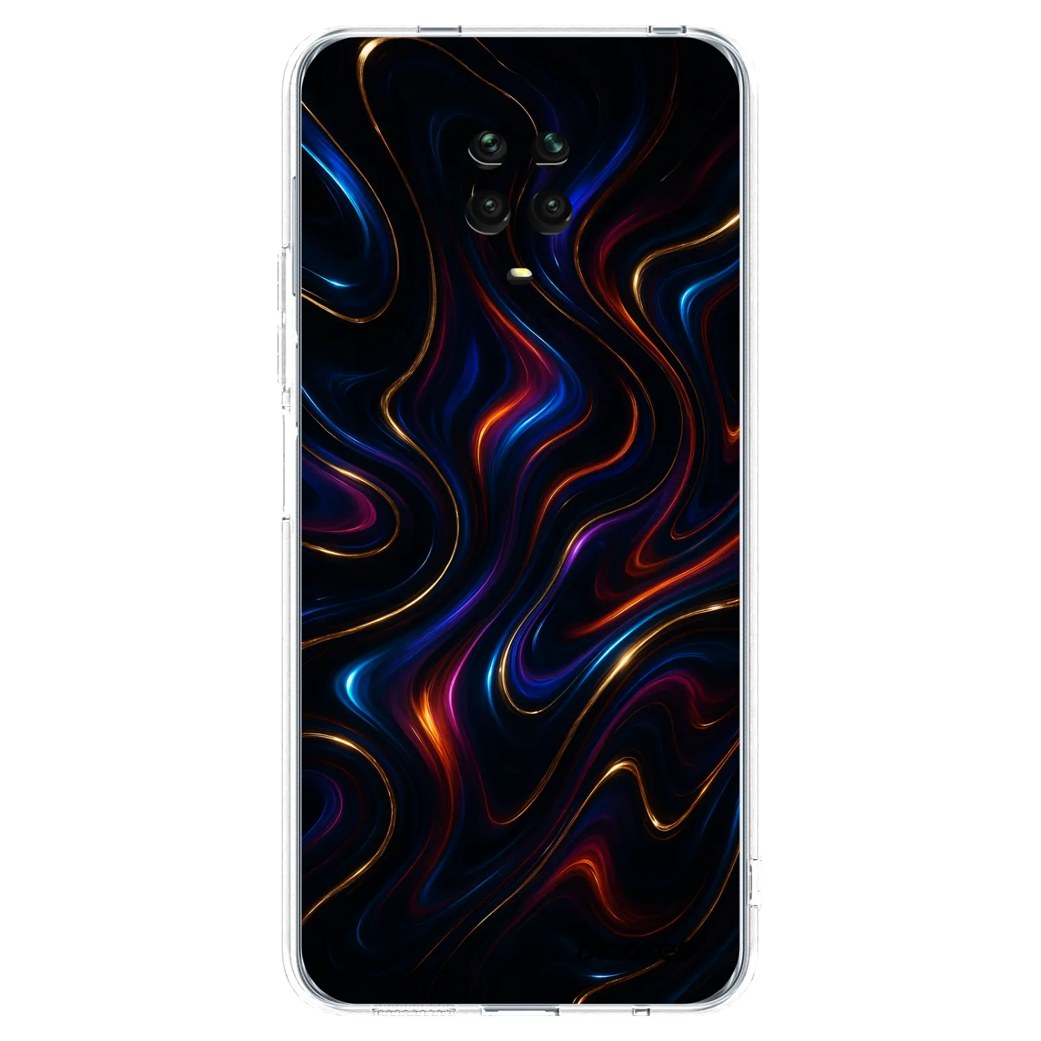 Picasee silikonový průhledný obal pro Xiaomi Redmi Note 9 Pro - Noir