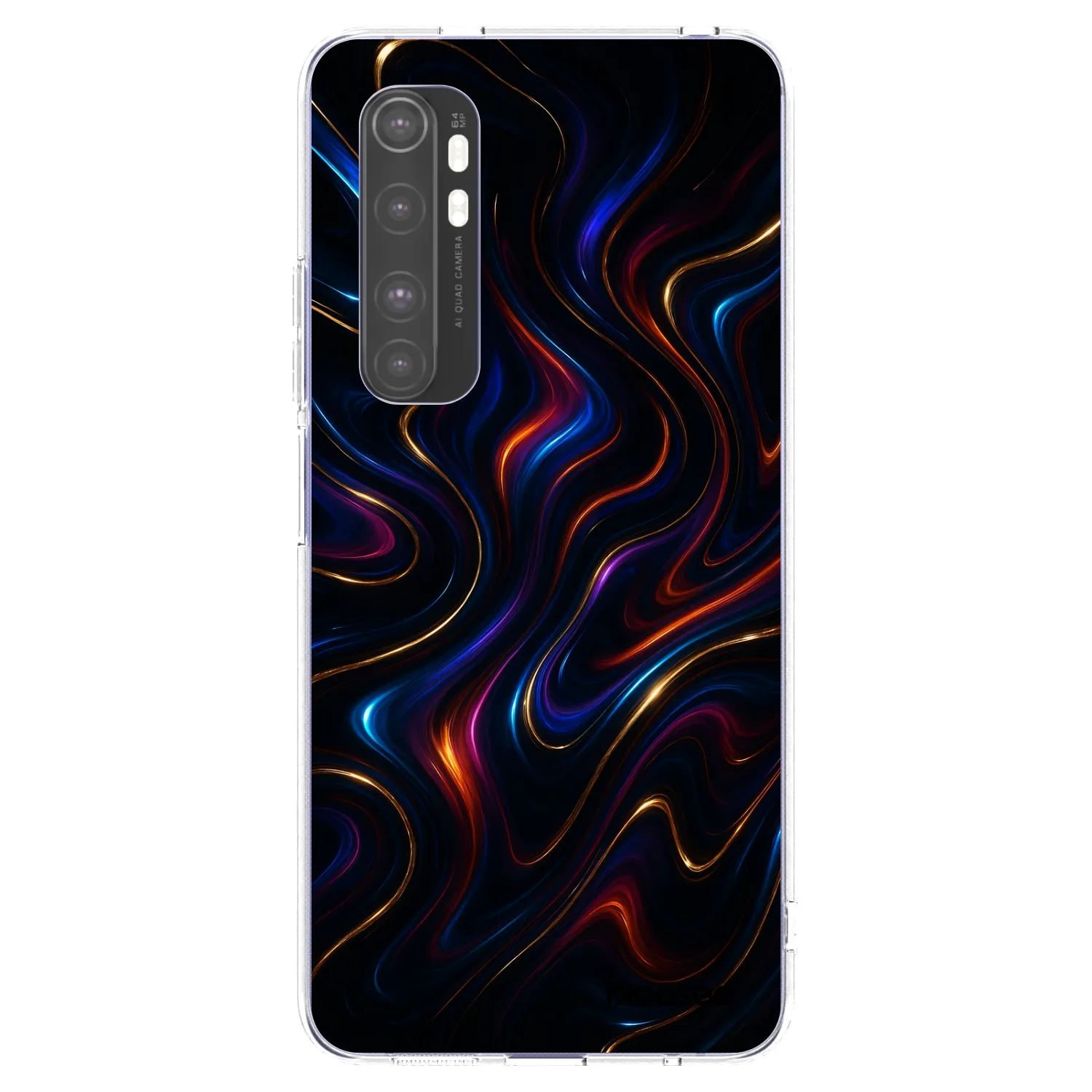 Picasee silikonový průhledný obal pro Xiaomi Mi Note 10 Lite - Noir
