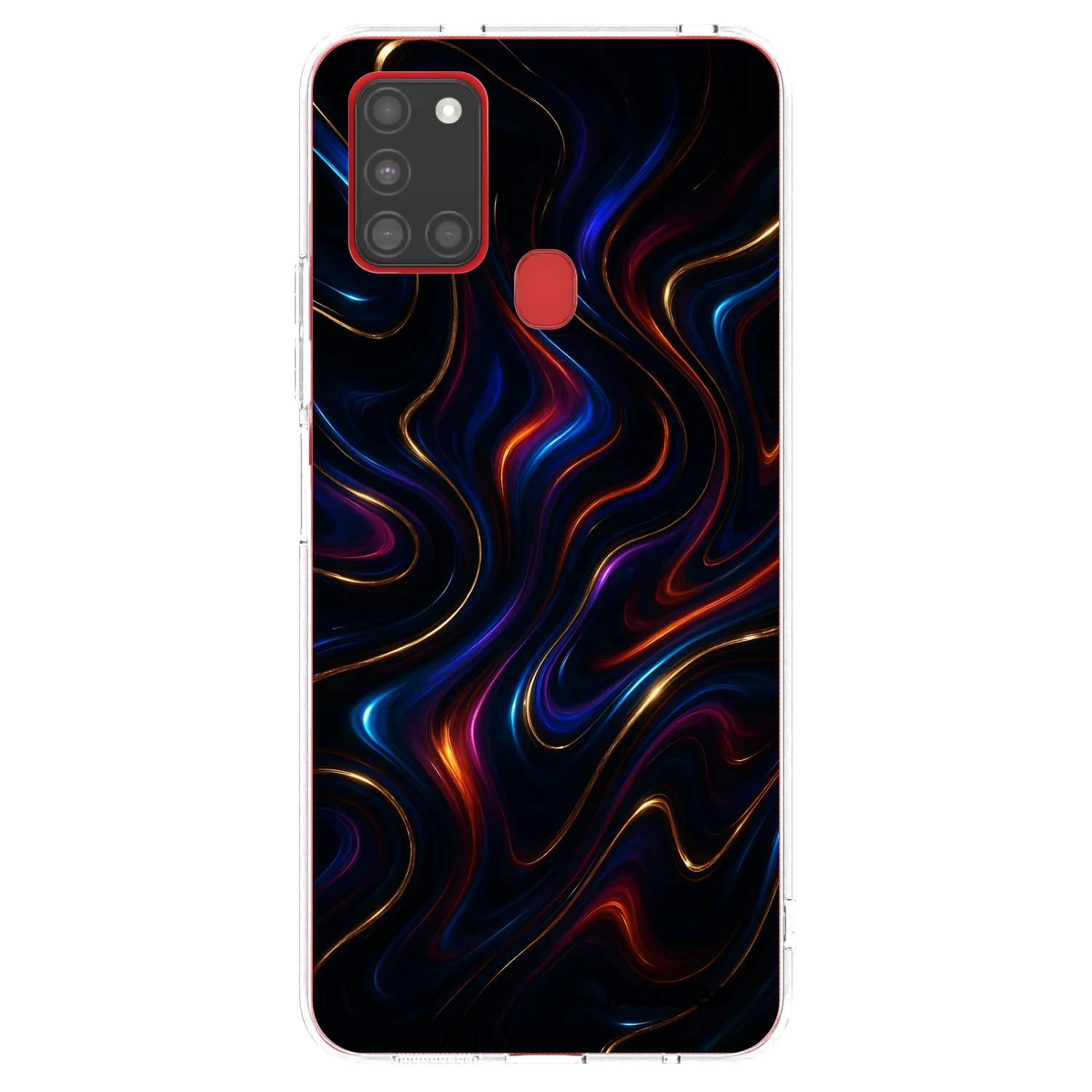 Picasee silikonový průhledný obal pro Samsung Galaxy A21s - Noir