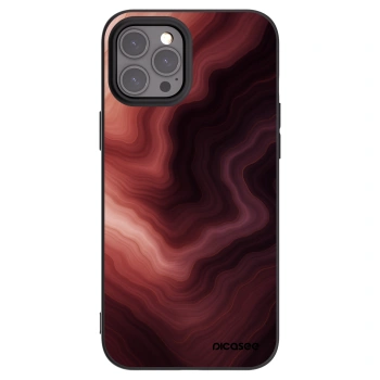 Picasee silikonový černý obal pro Apple iPhone 12 Pro Max - Rouge