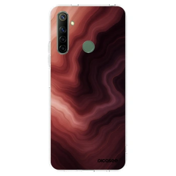 Picasee silikonový průhledný obal pro Realme 6i - Rouge