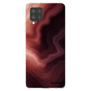 Picasee silikonový průhledný obal pro Samsung Galaxy A42 A426B - Rouge