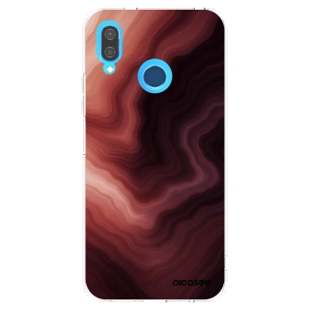Picasee silikonový průhledný obal pro Huawei P20 Lite - Rouge