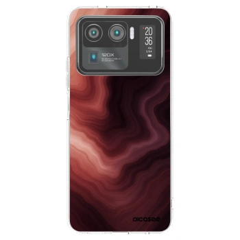 Picasee silikonový průhledný obal pro Xiaomi Mi 11 Ultra - Rouge