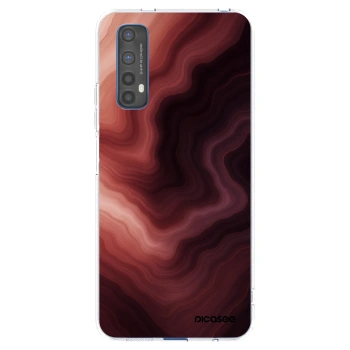 Picasee silikonový průhledný obal pro Realme 7 - Rouge